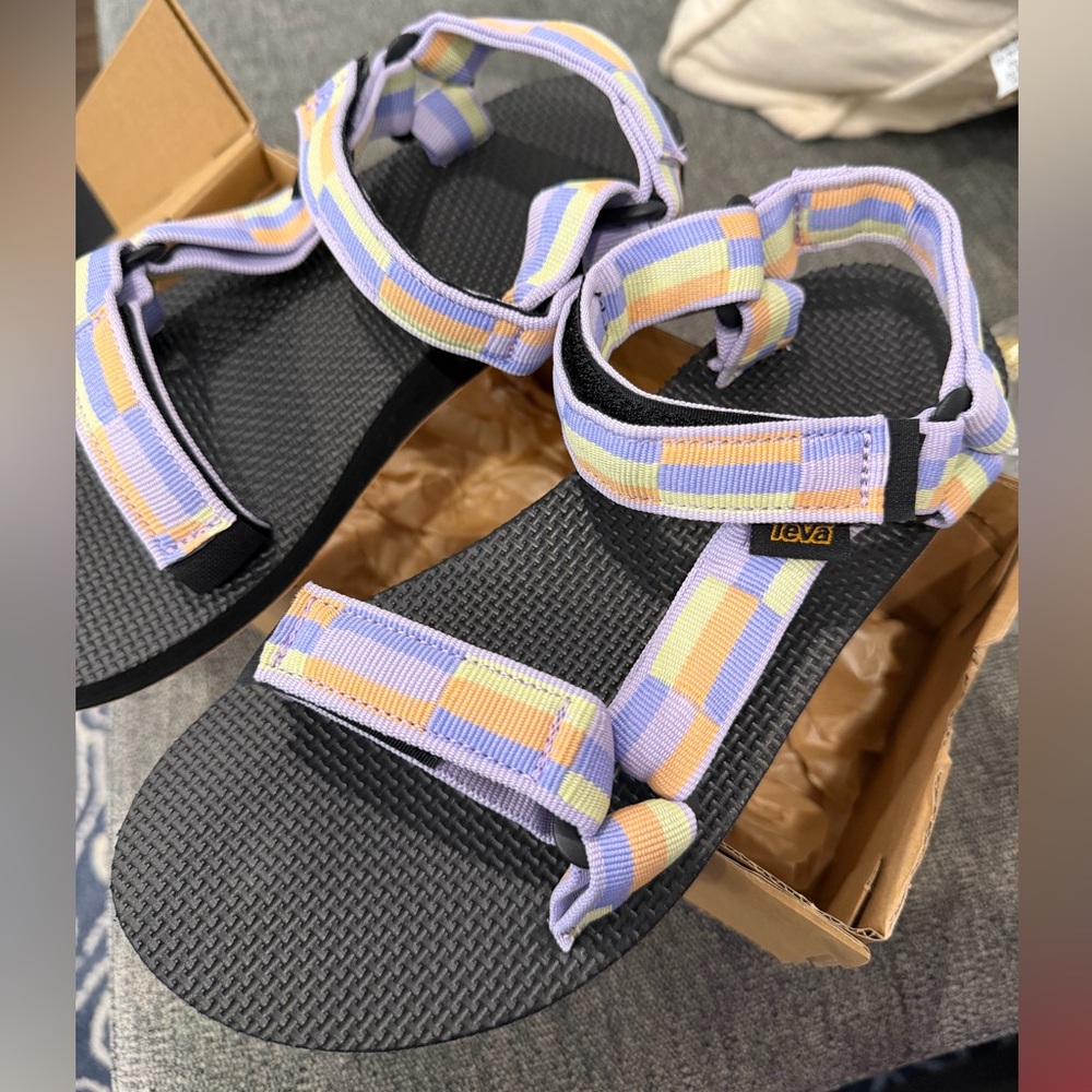 Teva Women's Pastel Striped Sandals